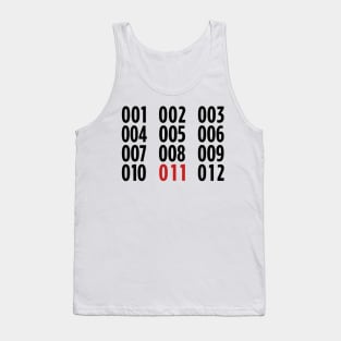 011 (black) Tank Top